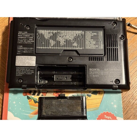 Sony ICF-SW7600G FM STEREO/SW/ MW/LW PLL SYNTHESIZED WORLD BAND RECEIVER JAPAN - Picture 12 of 14